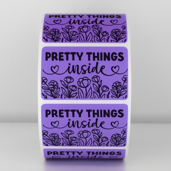 ✨ "Pretty Things Inside" Stickers | Small Business Packaging |  Labels STICKERS - Picture 4 of 11